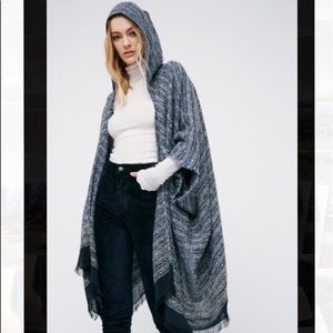 Free People Knubby Hooded Kimono